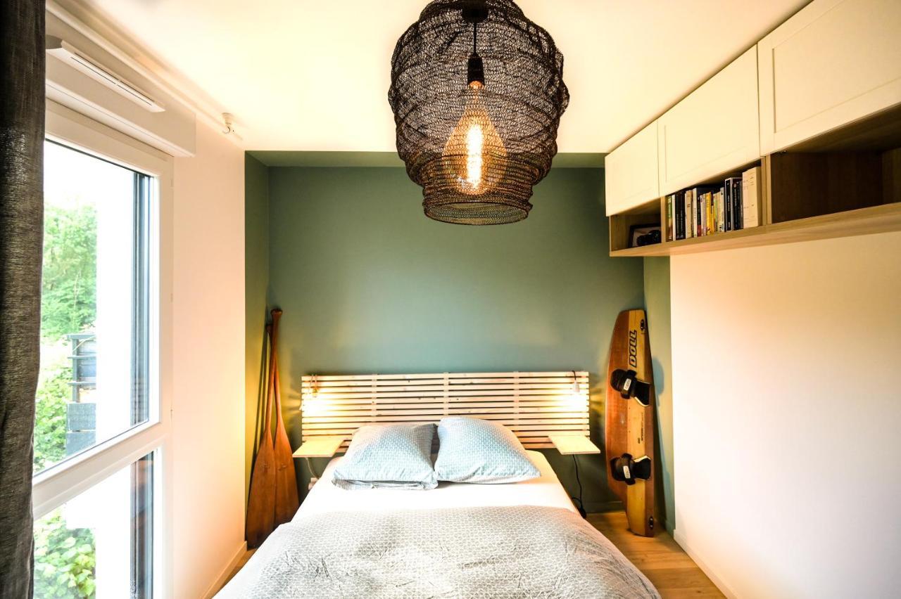 L'Olympique: Appartement Cosy, Vue Canal Grande Terrasse Et Parking Vaires-sur-Marne Exterior foto